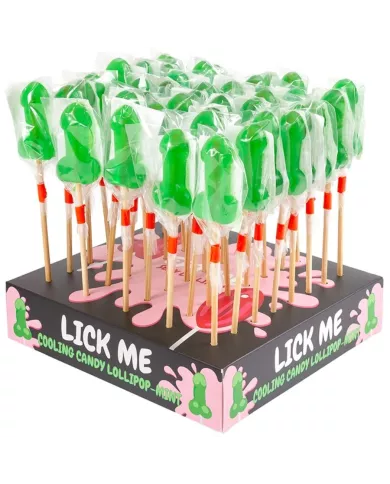 SECRETPLAY - PRÉSENTOIR DE SUCETTES PÉNIS À LA MENTHE AVEC EFFET FROID (40 UNITÉS) SECRETPLAY - PRÉSENTOIR DE SUCETTES PÉNIS À LA MENTHE AVEC EFFET FROID (40 UNITÉS)