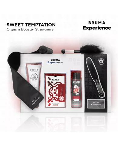 BRUMA XPERIENCE - KIT TENTATION FRAISE DOUCE AVEC AMPLIFICATEUR D'ORGASME BRUMA XPERIENCE - KIT TENTATION FRAISE DOUCE AVEC AMPLIFICATEUR D'ORGASME