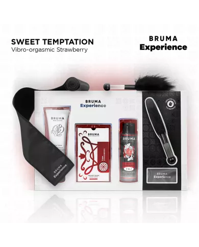 BRUMA XPERIENCE - KIT TENTATION VIBRO-ORGASMIQUE À LA FRAISE DOUCE BRUMA XPERIENCE - KIT TENTATION VIBRO-ORGASMIQUE À LA FRAISE DOUCE