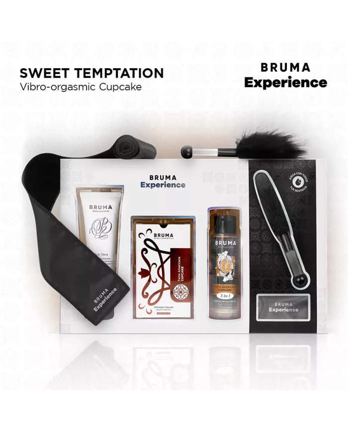 BRUMA XPERIENCE - KIT TENTATION DOUCE GÂTEAU AMÉRICAIN VIBRO-ORGASMIQUE BRUMA XPERIENCE - KIT TENTATION DOUCE GÂTEAU AMÉRICAIN VIBRO-ORGASMIQUE