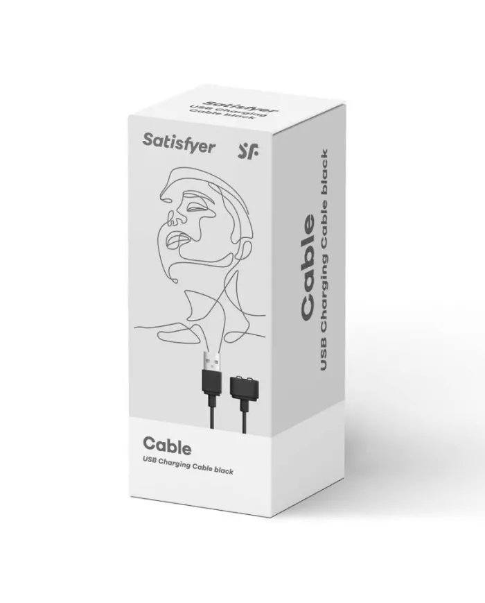SATISFYER - FIL DE CHARGE NOIR SATISFYER - FIL DE CHARGE NOIR