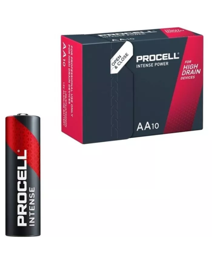 PROCELL - INTENSE POWER ALCALINE LR6 AA 1,5V BOÎTE*10 PROCELL - INTENSE POWER ALCALINE LR6 AA 1,5V BOÎTE*10