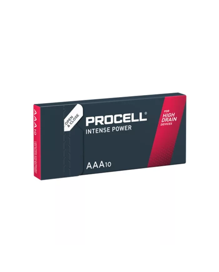 PROCELL - INTENSE POWER ALCALINE LR03 AAA 1,5V BOÎTE*10 PROCELL - INTENSE POWER ALCALINE LR03 AAA 1,5V BOÎTE*10