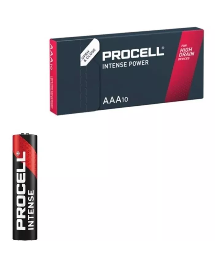 PROCELL - INTENSE POWER ALCALINE LR03 AAA 1,5V BOÎTE*10 PROCELL - INTENSE POWER ALCALINE LR03 AAA 1,5V BOÎTE*10