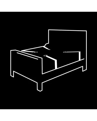 FETISH SUBMISSIVE - ENSEMBLE DE MENOTTES ET LIENS AVEC DOUBLURE EN NOPRÈNE FETISH SUBMISSIVE - ENSEMBLE DE MENOTTES ET LIENS AVEC DOUBLURE EN NOPRÈNE