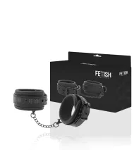 FETISH SUBMISSIVE - CHEVILLES EN CUIR VÉGÉTALIEN AVEC DOUBLURE EN NOPRÈNE FETISH SUBMISSIVE - CHEVILLES EN CUIR VÉGÉTALIEN AVEC DOUBLURE EN NOPRÈNE