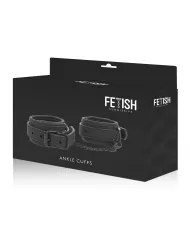 FETISH SUBMISSIVE - CHEVILLES EN CUIR VÉGÉTALIEN AVEC DOUBLURE EN NOPRÈNE FETISH SUBMISSIVE - CHEVILLES EN CUIR VÉGÉTALIEN AVEC DOUBLURE EN NOPRÈNE