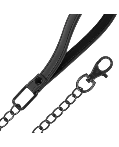 FETISH SUBMISSIVE - COLLIER CHAÎNE DOUBLURE EN NOPRÈNE FETISH SUBMISSIVE - COLLIER CHAÎNE DOUBLURE EN NOPRÈNE