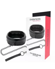 DARKNESS - COLLIER NOIR AVEC CHAÎNE DARKNESS - COLLIER NOIR AVEC CHAÎNE