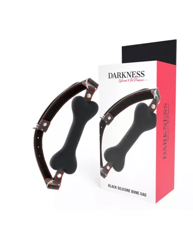 DARKNESS - BÂILLON EN SILICONE NOIR