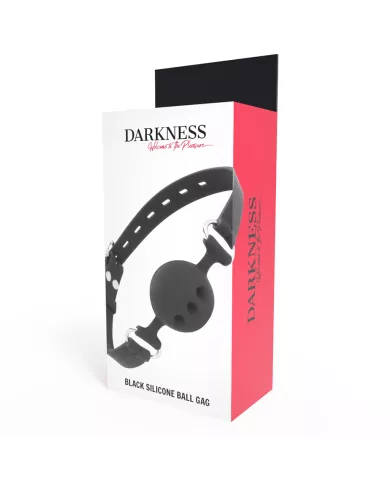 DARKNESS - BTON EN SILICONE RESPIRANT NOIR DARKNESS - BTON EN SILICONE RESPIRANT NOIR
