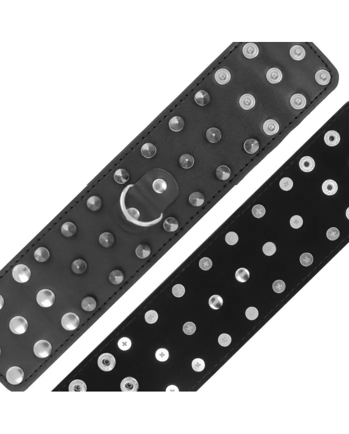 DARKNESS - MENOTTES À POINTES NOIRES SKULLS AND BONES DARKNESS - MENOTTES À POINTES NOIRES SKULLS AND BONES