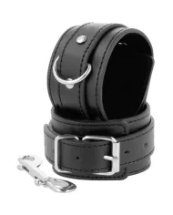 DARKNESS - MENOTTES RÉGLABLES NOIRES AVEC DOUBLE RUBAN DE RENFORT DARKNESS - MENOTTES RÉGLABLES NOIRES AVEC DOUBLE RUBAN DE RENFORT