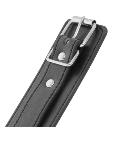 DARKNESS - MENOTTES RÉGLABLES NOIRES AVEC DOUBLE RUBAN DE RENFORT DARKNESS - MENOTTES RÉGLABLES NOIRES AVEC DOUBLE RUBAN DE RENFORT