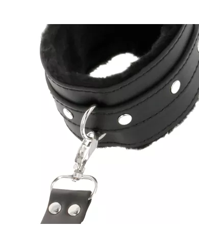 DARKNESS - MENOTTES EN CUIR POUR PIEDS ET MAINS NOIR DARKNESS - MENOTTES EN CUIR POUR PIEDS ET MAINS NOIR