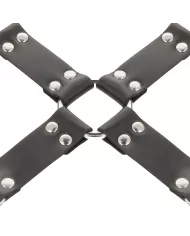 DARKNESS - MENOTTES EN CUIR POUR PIEDS ET MAINS NOIR DARKNESS - MENOTTES EN CUIR POUR PIEDS ET MAINS NOIR