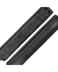 DARKNESS - MENOTTES ET COLLIER EN CUIR NOIR DARKNESS - MENOTTES ET COLLIER EN CUIR NOIR