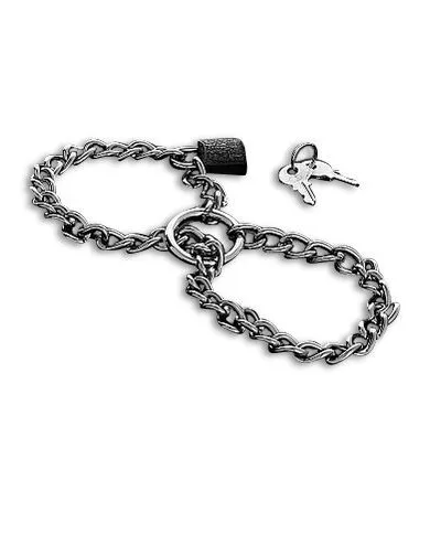 METAL HARD - MENOTTES AVEC CHAÃŽNE EN ACIER INOXYDABLE. METAL HARD - MENOTTES AVEC CHAÃŽNE EN ACIER INOXYDABLE.