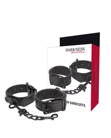 DARKNESS - MENOTTES TEXTURÉES LARGES ET MINCE DARKNESS - MENOTTES TEXTURÉES LARGES ET MINCE