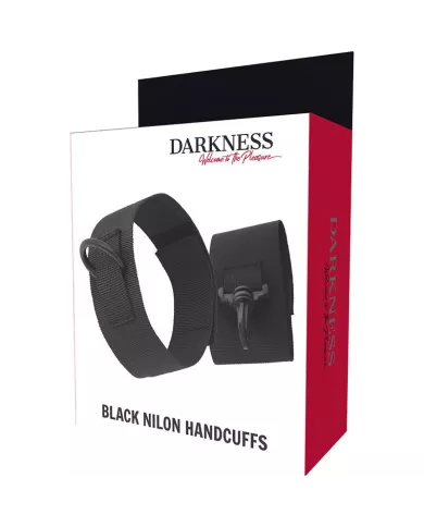 DARKNESS - MENOTTES EN NYLON POUR DÉBUTANTS DARKNESS - MENOTTES EN NYLON POUR DÉBUTANTS