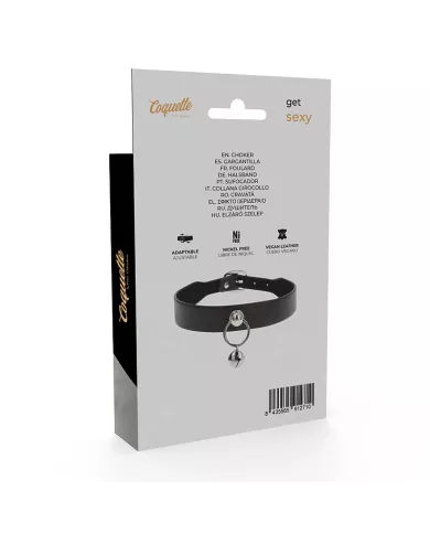 COQUETTE CHIC DESIRE - COLLIER CUIR VEGAN FEMME ACCESSOIRE HOCHET/CERCEAU COQUETTE CHIC DESIRE - COLLIER CUIR VEGAN FEMME ACCESSOIRE HOCHET/CERCEAU