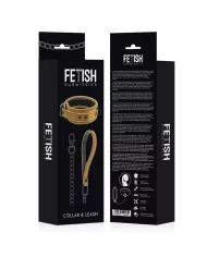 FETISH SUBMISSIVE ORIGIN - COLLIER CHAÎNE DOUBLÉE DE NÉOPRÈNE FETISH SUBMISSIVE ORIGIN - COLLIER CHAÎNE DOUBLÉE DE NÉOPRÈNE