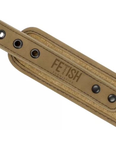 FETISH SUBMISSIVE ORIGIN - COLLIER CHAÎNE DOUBLÉE DE NÉOPRÈNE FETISH SUBMISSIVE ORIGIN - COLLIER CHAÎNE DOUBLÉE DE NÉOPRÈNE