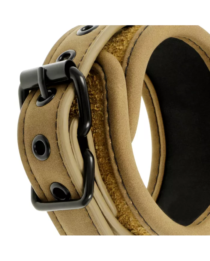 FETISH SUBMISSIVE ORIGEN - MENOTTES DE CHEVILLE EN CUIR VÉGÉTALIEN AVEC DOUBLURE EN NÉOPRÈNE FETISH SUBMISSIVE ORIGEN - MENOTTES DE CHEVILLE EN CUIR VÉGÉTALIEN AVEC DOUBLURE EN NÉOPRÈNE