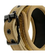 FETISH SUBMISSIVE ORIGEN - MENOTTES DE CHEVILLE EN CUIR VÉGÉTALIEN AVEC DOUBLURE EN NÉOPRÈNE FETISH SUBMISSIVE ORIGEN - MENOTTES DE CHEVILLE EN CUIR VÉGÉTALIEN AVEC DOUBLURE EN NÉOPRÈNE