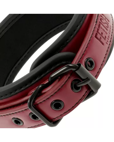 FETISH SUBMISSIVE DARK ROOM - COLLIER CHAÎNE DOUBLURE EN NÉOPRÈNE FETISH SUBMISSIVE DARK ROOM - COLLIER CHAÎNE DOUBLURE EN NÉOPRÈNE