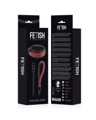 FETISH SUBMISSIVE DARK ROOM - COLLIER CHAÎNE DOUBLURE EN NÉOPRÈNE FETISH SUBMISSIVE DARK ROOM - COLLIER CHAÎNE DOUBLURE EN NÉOPRÈNE