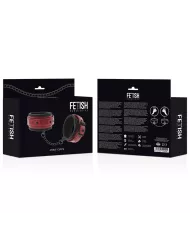 FETISH SUBMISSIVE DARK ROOM - MENOTTES DE CHEVILLE EN CUIR VÉGAN AVEC DOUBLURE EN NÉOPRÈNE FETISH SUBMISSIVE DARK ROOM - MENOTTES DE CHEVILLE EN CUIR VÉGAN AVEC DOUBLURE EN NÉOPRÈNE