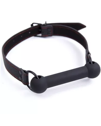 OHMAMA FETISH - BÂILLON EN OS AVEC SANGLE PU OHMAMA FETISH - BÂILLON EN OS AVEC SANGLE PU