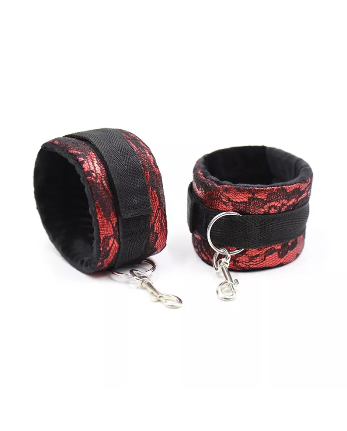 OHMAMA FETISH - MENOTTES EN VELOURS AVEC RUBAN EN NYLON