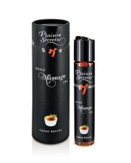 Huile de massage gourmande - Crème Brulée