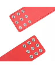 OHMAMA FETISH - MENOTTES ROUGES AVEC FERMETURE À PRESSION