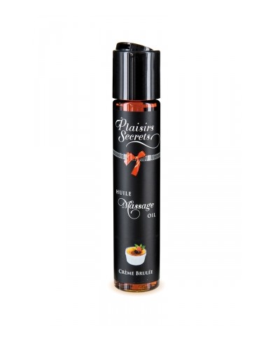 Huile de massage gourmande - Crème Brulée