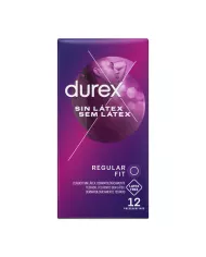 DUREX - PRÉSERVATIFS SANS LATEX 12 UNITÉS DUREX - PRÉSERVATIFS SANS LATEX 12 UNITÉS