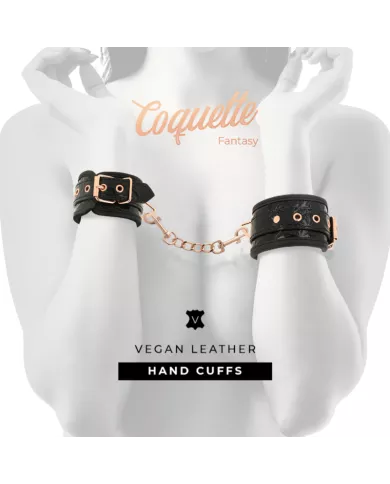 COQUETTE CHIC DESIRE - MENOTTES ÉDITION NOIRE AVEC DOUBLURE EN NÉOPRÈNE