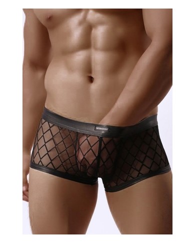 Boxer noir transparent