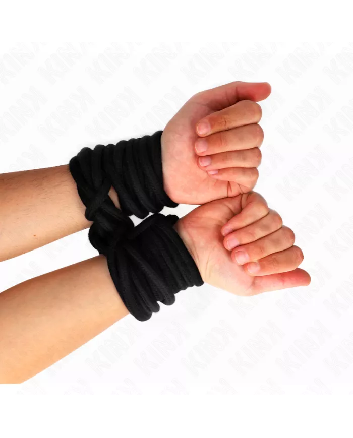 KINK - CORDE EN COTON 20 MÈTRES NOIR