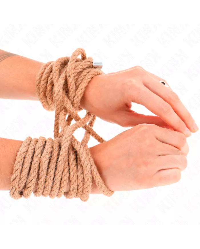 KINK - CORDE DE CHANVRE AVEC TÊTE MÉTALLIQUE 5 MÈTRES