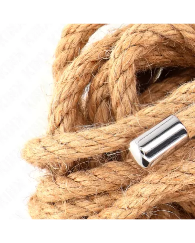KINK - CORDE DE CHANVRE AVEC TÊTE MÉTALLIQUE 5 MÈTRES KINK - CORDE DE CHANVRE AVEC TÊTE MÉTALLIQUE 5 MÈTRES