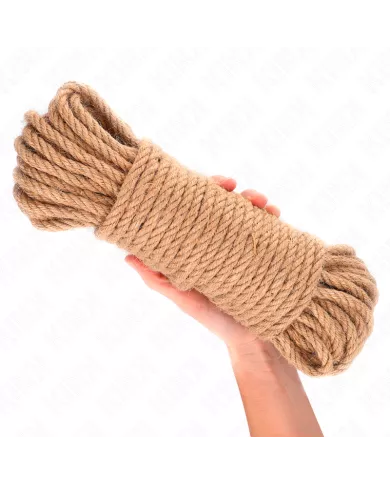 KINK - CORDE DE CHANVRE AVEC TÊTE MÉTALLIQUE 20 MÈTRES KINK - CORDE DE CHANVRE AVEC TÊTE MÉTALLIQUE 20 MÈTRES