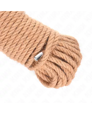 KINK - CORDE DE CHANVRE AVEC TÊTE MÉTALLIQUE 20 MÈTRES KINK - CORDE DE CHANVRE AVEC TÊTE MÉTALLIQUE 20 MÈTRES