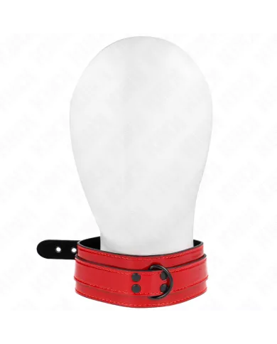 KINK - COLLIER AJUSTABLE ROUGE VIN 37,5-49,5 CM X 5 CM