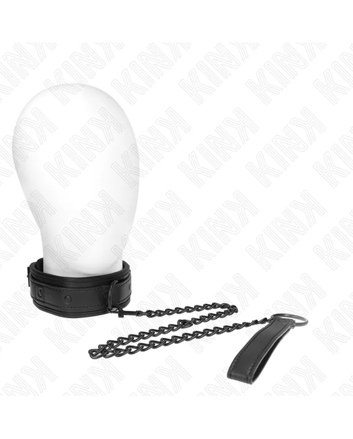 KINK - COLLIER DE BONDAGE EN NÉOPRÈNE MODÈLE 2 AVEC CEINTURE 78 CM RÉGLABLE 37,5 X 49,5 CM