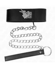 KINK - COLLIER AVEC CEINTURE 65 CM AVEC LARGE BRACELET NOIR AJUSTABLE 33,5-41 CM X 5 CM