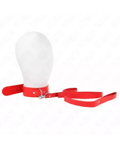 KINK - COLLIER AVEC CEINTURE 116 CM BRACELET ROJO AJUSTABLE 32-50 CM X 8 CM KINK - COLLIER AVEC CEINTURE 116 CM BRACELET ROJO AJUSTABLE 32-50 CM X 8 CM