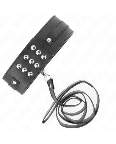 KINK - COLLIER AVEC CEINTURE 116 CM MODÈLE 1 RÉGLABLE 36-43 CM X 5 CM KINK - COLLIER AVEC CEINTURE 116 CM MODÈLE 1 RÉGLABLE 36-43 CM X 5 CM